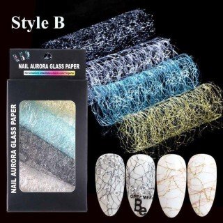 3-D Malla Nail Art Style B para un diseño único