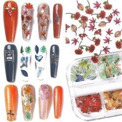 Diseño Flores Nail Art Mod 467