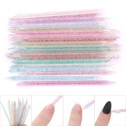 Pack de 50 espátulas para cutículas de plástico