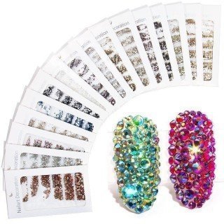Pack Cristales Rhinestone III 9-12mm