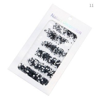 Pack Cristales Rhinestone III 9-12mm
