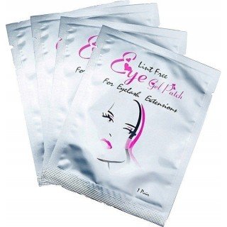 Parche Gel para Extensión de Pestañas Plateado