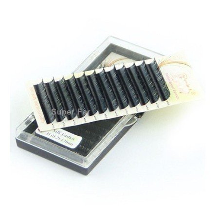 Pestañas de Korea Silk, longitud 8-15mm