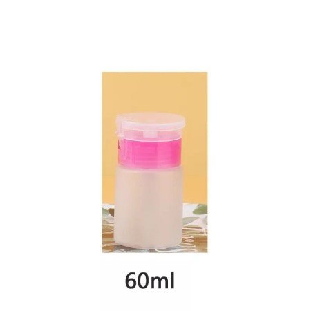 Botella 60 ml Pink para líquidos en manicura