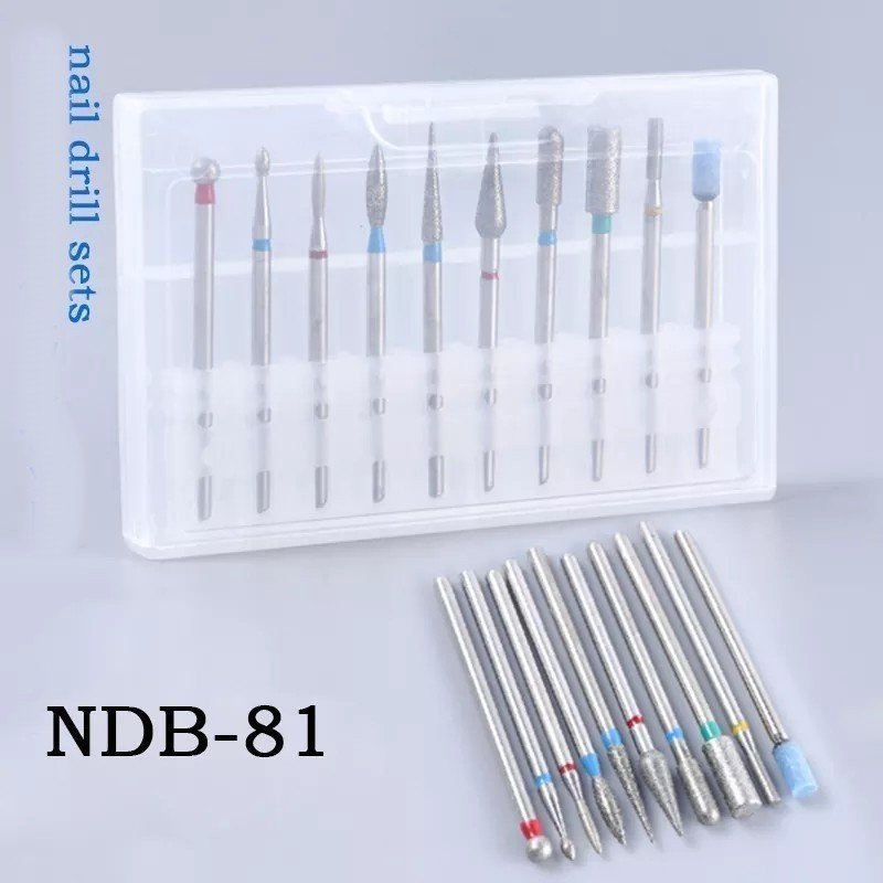 Set de 10 Brocas para Manicura NDB-81
