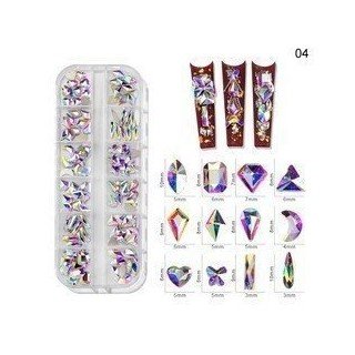 Decoración de uñas cristal diamante