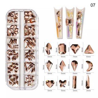 Decoración de Uñas con Cristal de Diamante 07