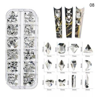 Decoración de Uñas con Cristal Diamante