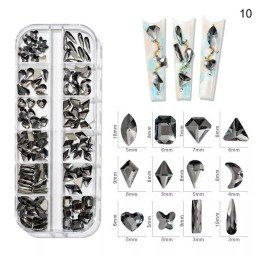 diamond crystal decoration nail 10