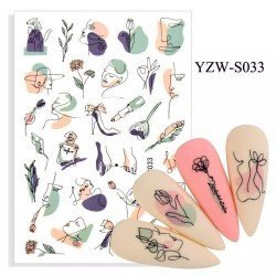 Pegatinas para Uñas - Diseño 033
