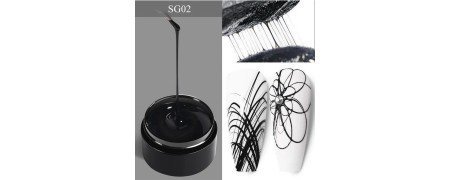 Gel Paint y Spider - Arte en Uñas